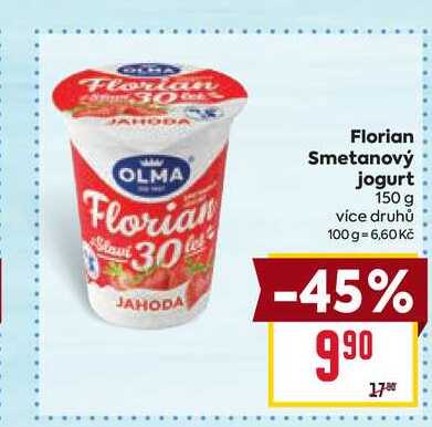 Florian Smetanový jogurt 150 g 