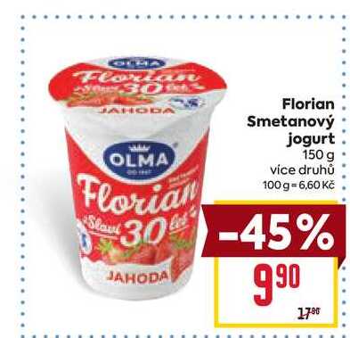Florian Smetanový jogurt 150 g  
