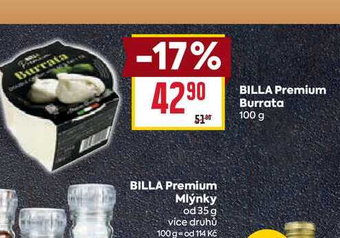 BILLA Premium Burrata 100 g 