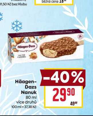 Häagen- Dazs Nanuk 80 ml