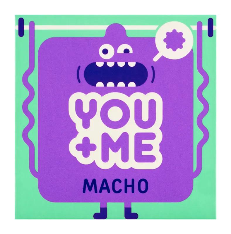YOU & ME Kondomy vroubkované Macho, 3 ks