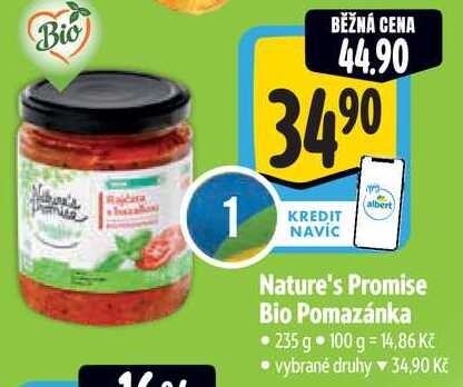 Nature's Promise Bio Pomazánka, 235 g 
