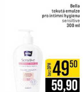 Bella tekutá emulze pro intimní hygienu sensitive 300 ml