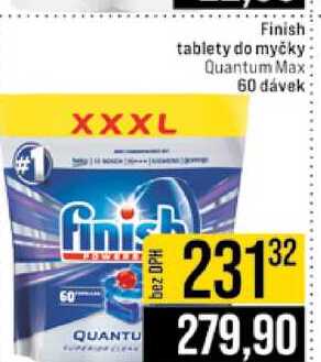 Finish tablety do myčky Quantum Max 60 dávek