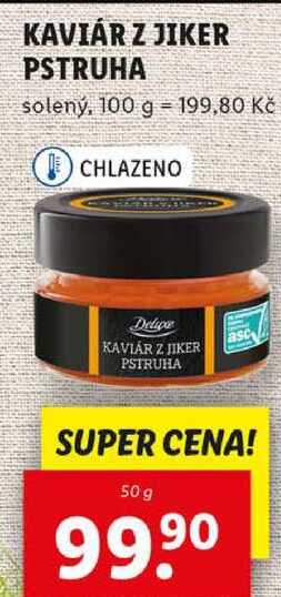 KAVIÁR Z JIKER PSTRUHA, 50 g