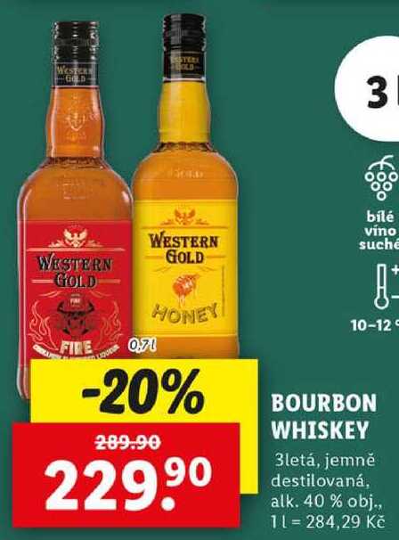 BOURBON WHISKEY, 0,7 l
