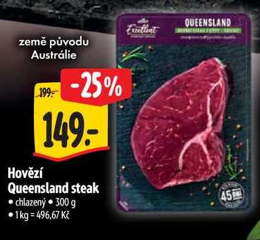 Hovězí Queensland steak, 300 g