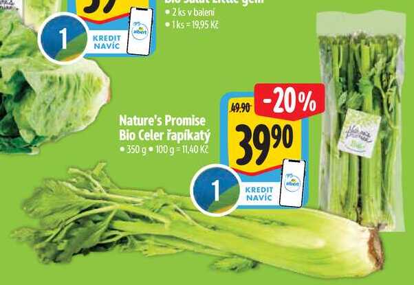 Nature's Promise Bio Celer řapíkatý, 350 g