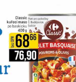 Classic kuřecí maso po baskicku 400g