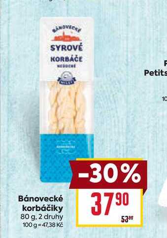Bánovecké korbáčiky 80 g