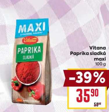 Vitana Paprika sladká maxi 100 g