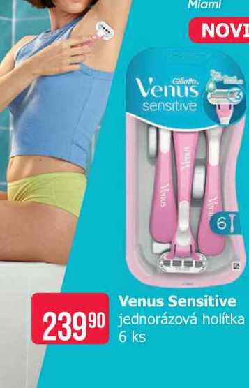 Venus Sensitive jednorázová holítka 6 ks