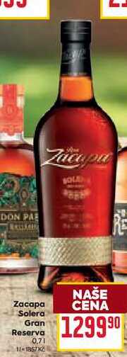 Zacapa Solera Gran Reserva 0,7l