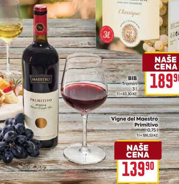 Vigne del Maestro Primitivo 0,75l