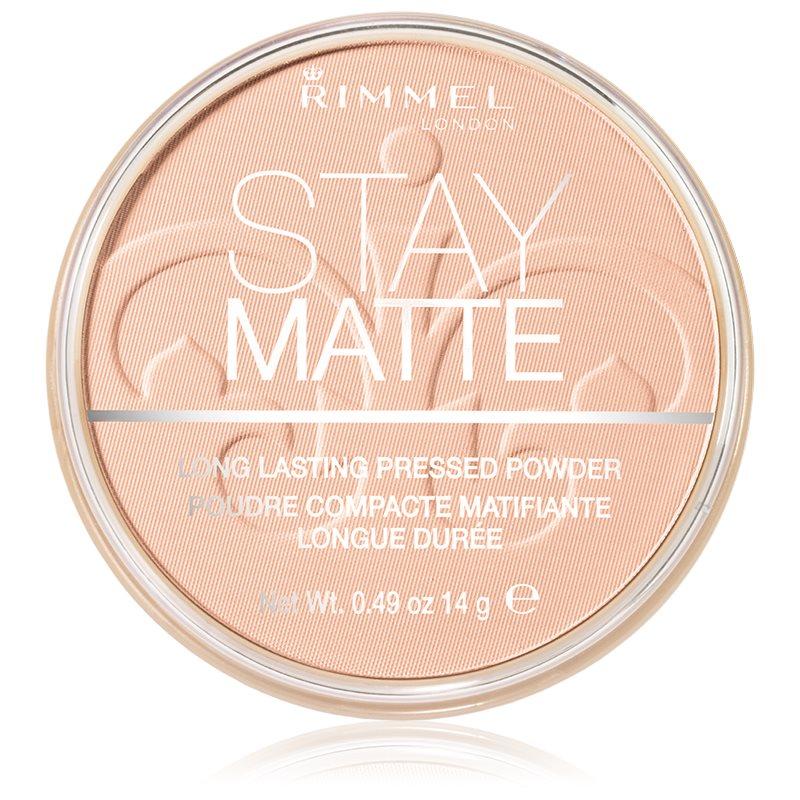 Rimmel Stay Matte pudr odstín 002 Pink Blossom 14 g