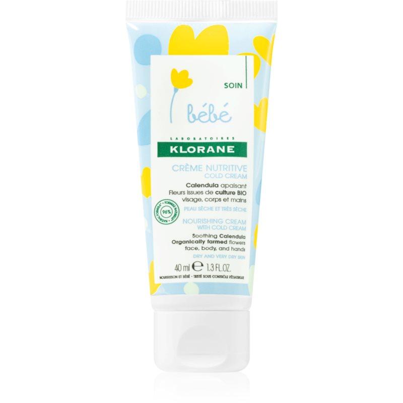Klorane Bébé Nutrition vyživující krém pro děti 40 ml