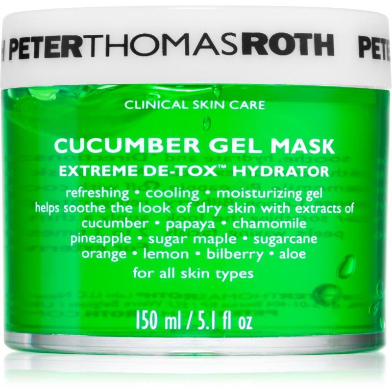 Peter Thomas Roth Cucumber De-Tox Gel Mask hydratační gelová maska na obličej a oční okolí 150 ml