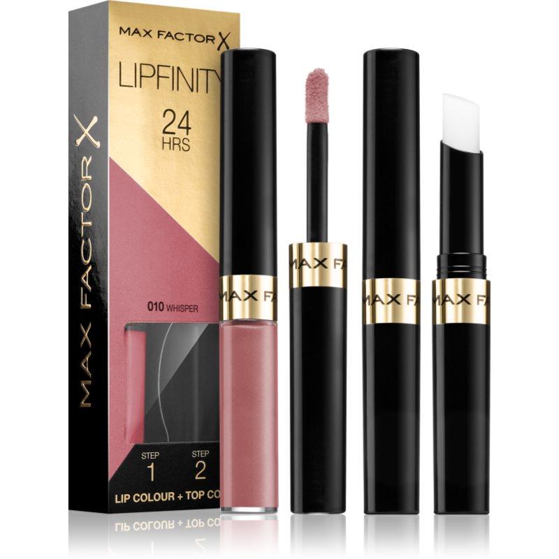 Max Factor Lipfinity Lip Colour dlouhotrvající rtěnka s balzámem odstín 010 Whisper 4,2 g