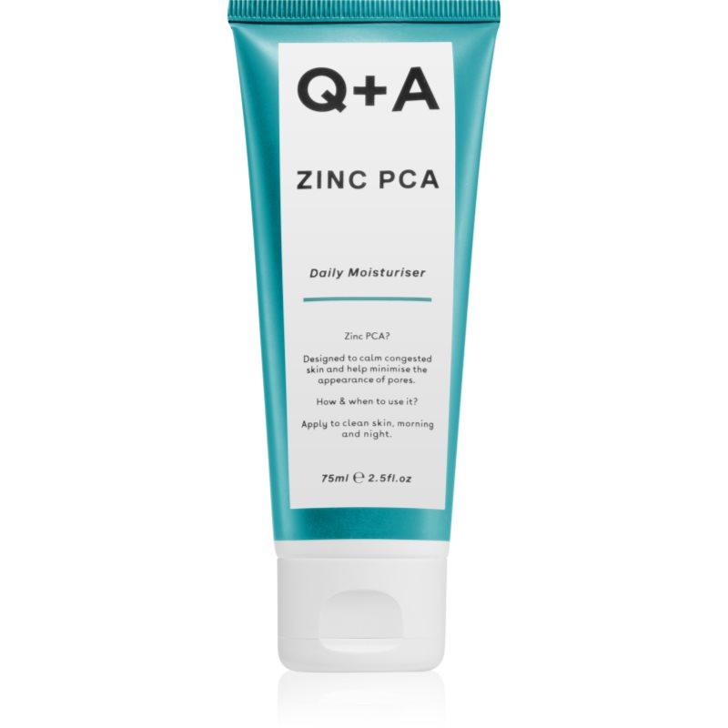 Q+A Zinc PCA zpevňující pleťový krém pro vyhlazení pleti a minimalizaci pórů 75 ml