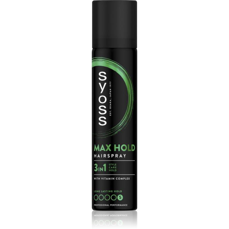 Syoss Max Hold lak na vlasy s extra silnou fixací mini 75 ml