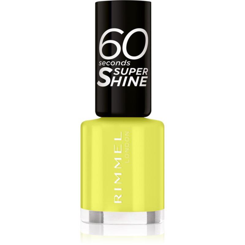Rimmel 60 Seconds Super Shine lak na nehty odstín 155 Beach Breeze Please 8 ml