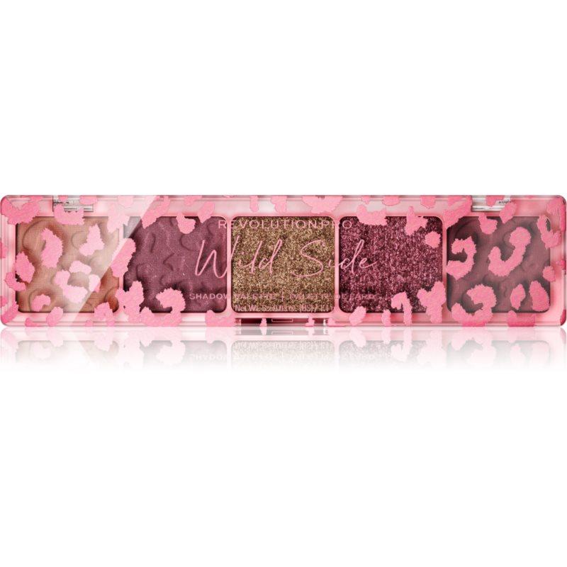 Revolution PRO Glam paletka očních stínů odstín Rose Gold Leopard 5,5 g