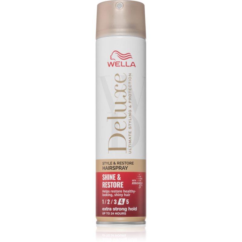 Wella Deluxe Shine & Restore lak na vlasy se silnou fixací pro objem 250 ml