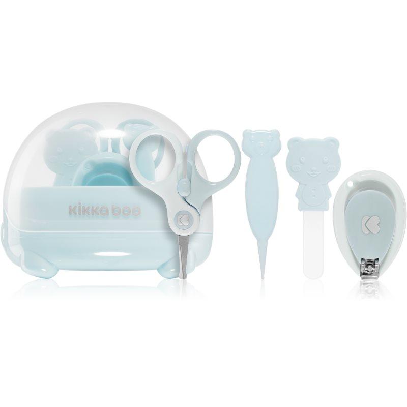 Kikkaboo Baby Manicure Set Bear manikúrní set pro děti od narození Blue 1 ks