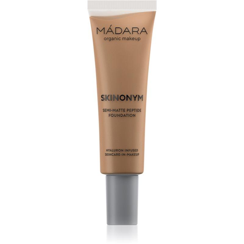 MÁDARA Skinonym Semi-Matte Peptide dlouhotrvající make-up s peptidy odstín #70 Caramel 30 ml