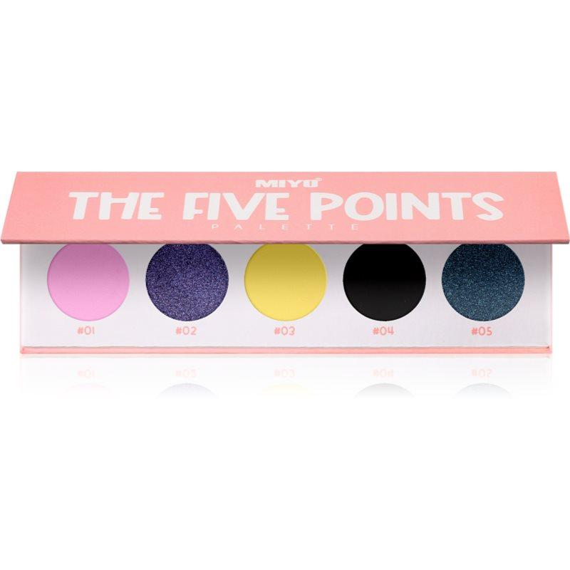 Miyo Eyeshadow The five points paletka očních stínů odstín 26 Make it funky eyes 1 ks
