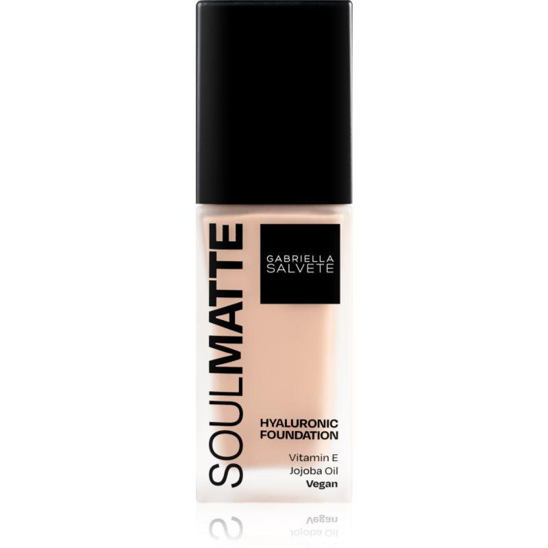 Gabriella Salvete SoulMatte dlouhotrvající make-up s matným efektem odstín 01N Porcelain Neutral 30 ml