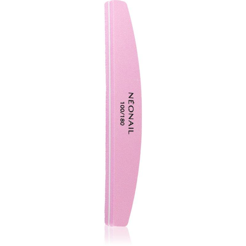 NEONAIL Nail File Violet Trapeze leštička na nehty 100/180 Pink 1 ks