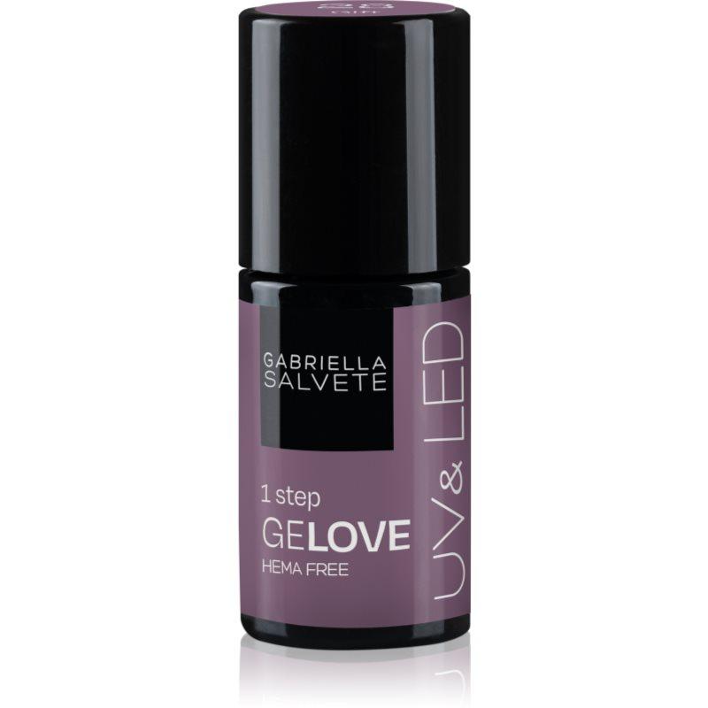 Gabriella Salvete GeLove gelový lak na nehty s použitím UV/LED lampy 3 v 1 odstín 28 Gift 8 ml