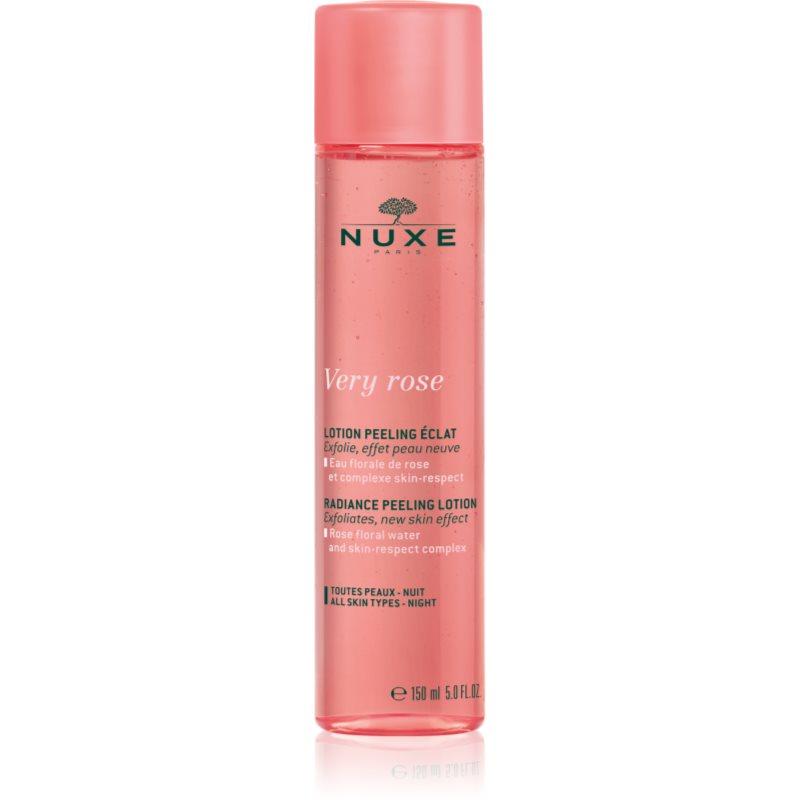 Nuxe Very Rose Radiance Peeling Lotion rozjasňující peeling pro všechny typy pleti 150 ml
