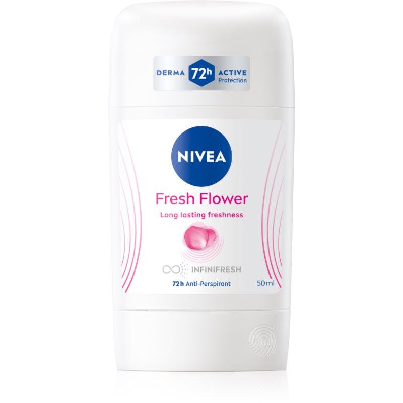 NIVEA Fresh Flower tuhý antiperspirant 50 ml