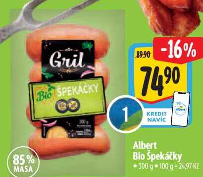 Albert Bio Spekáčky, 300 g