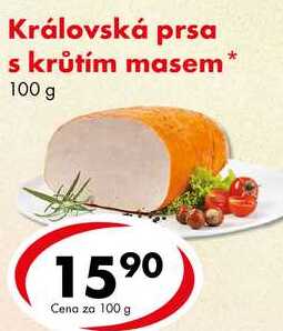 Královská prsa s krůtím masem, 100 g 