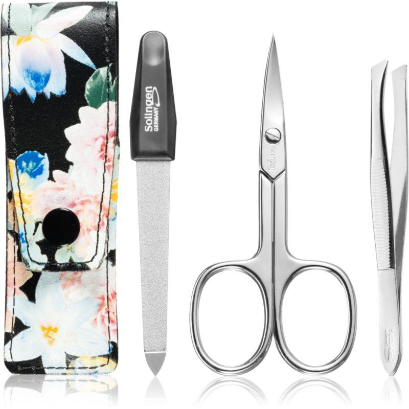 DuKaS Premium Line Solingen 878 cestovní sada Pastel Flowers