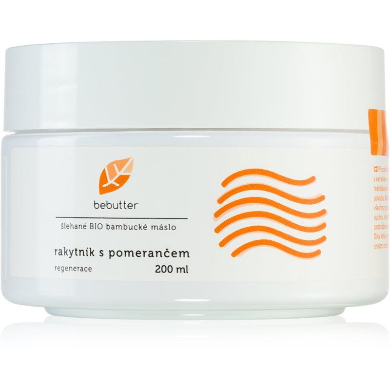 Bebutter Šlehané BIO bambucké máslo rakytník s pomerančem bambucké máslo pro regeneraci pokožky 200 ml