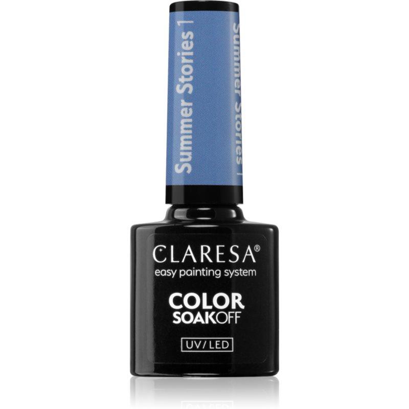 Claresa SoakOff UV/LED Color Summer Stories gelový lak na nehty odstín 1 5 g