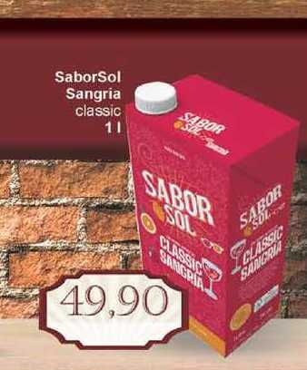SaborSol Sangria classic 1l