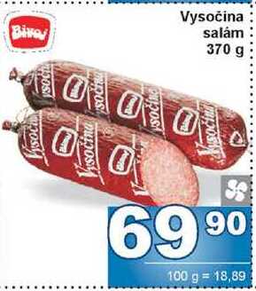 Vysočina salám 370g