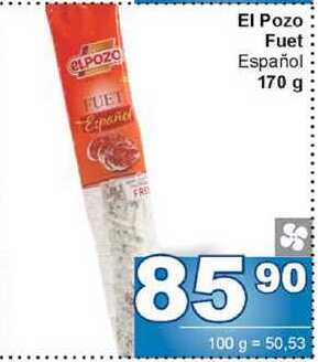 El Pozo Fuet Español 170 g 