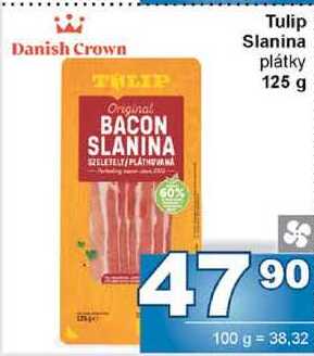 Tulip Slanina plátky 125 g 