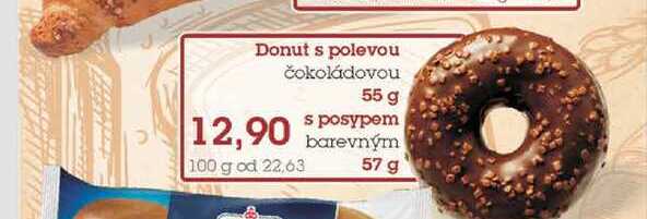 Donut s polevou čokoládovou 100 g