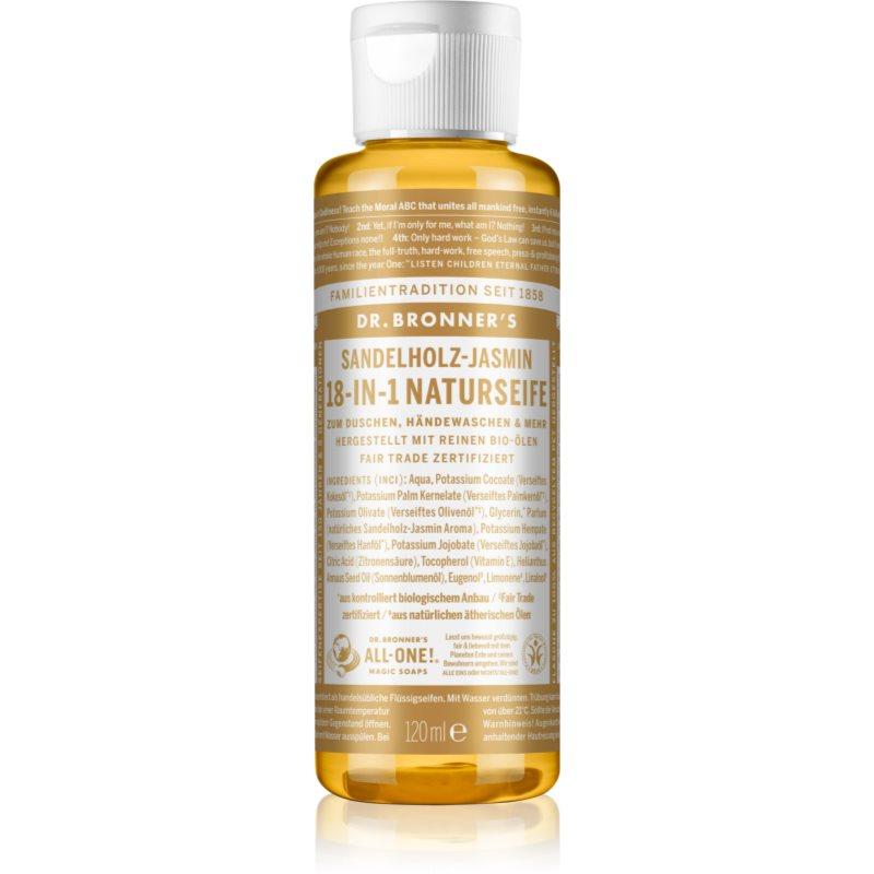 Dr. Bronner’s Sandalwood & Jasmine tekuté univerzální mýdlo 120 ml