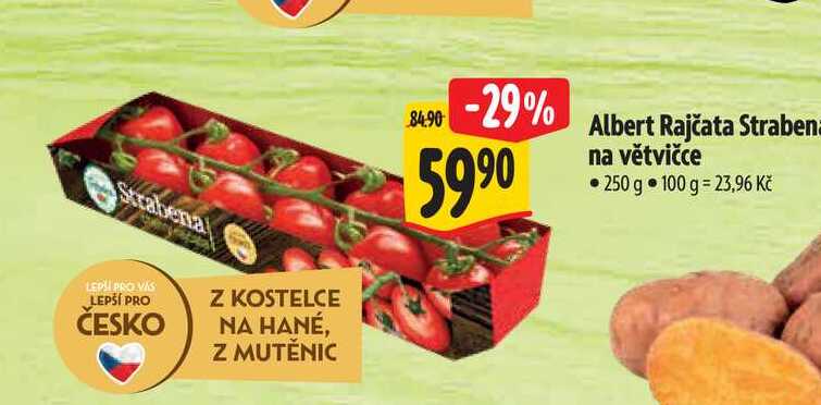  Albert Rajčata Strabena na větvičce 250 g  