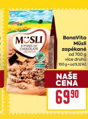 Bona Vita Müsli zapékané od 700 g 