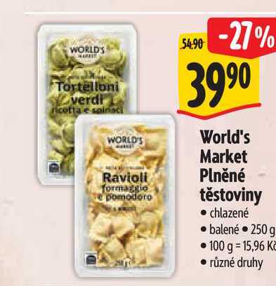  World's Market Plněné těstoviny  250 g
