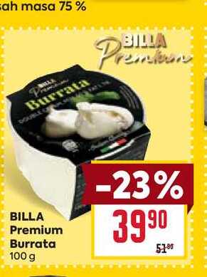 BILLA Premium Burrata 100 g 